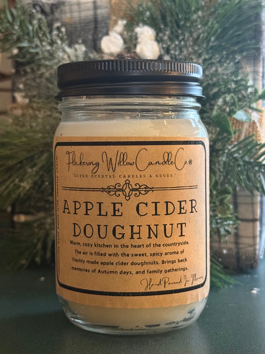 12 oz. Apple Cider Doughnut Scented Candle