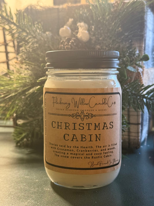 12 oz. Christmas Cabin Scented Candle