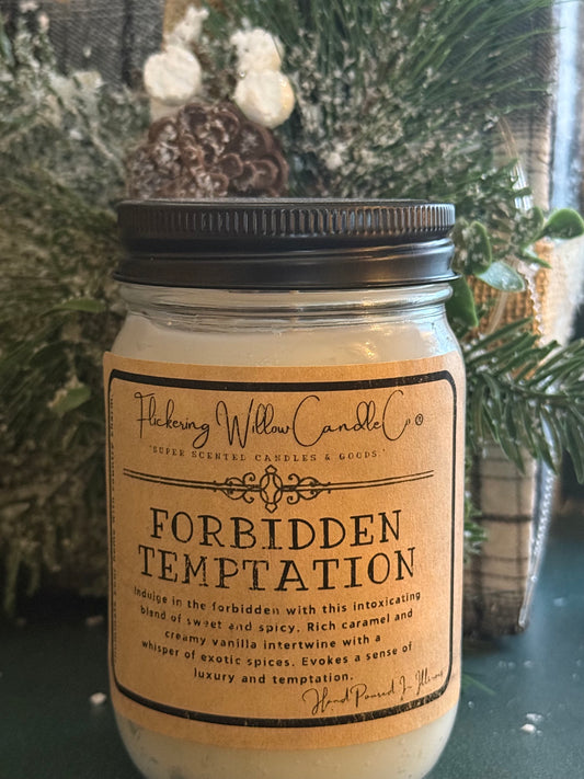 12 oz. Forbidden Temptation Scented Candle